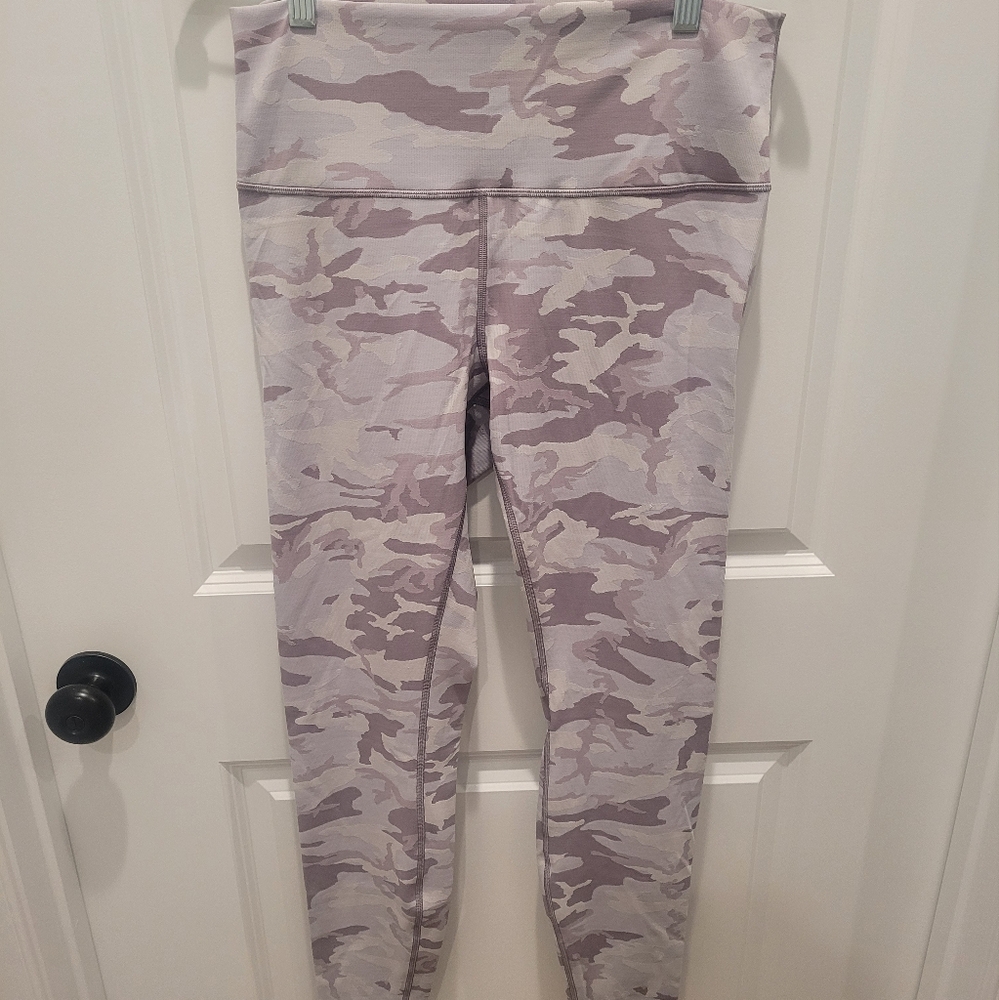 Lululemon  Purple Camouflage Leggings